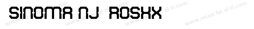 1sinoma(nj) roshx字体转换